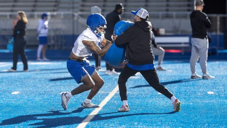 Boise State's spring football camp has focused on intensity. | Idaho Statesman.