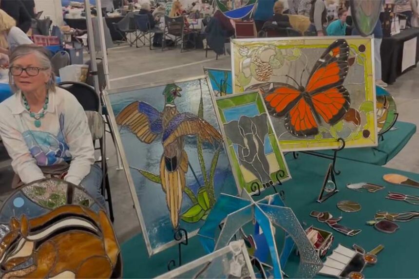 This vendor offering stained glass art is one of dozens of businesses that will be at the fourth annual Mackay Craft Fair | Courtesy Kasey Long