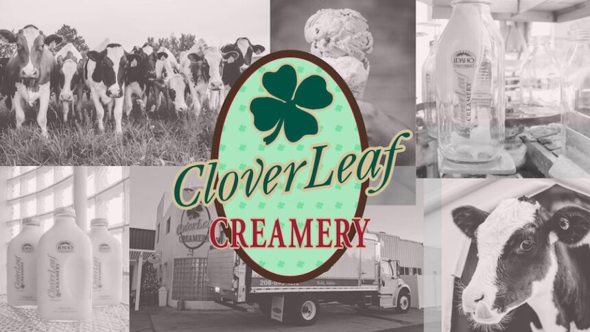 CloverLeaf Creamery image with logo, from Facebook