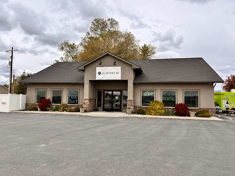 JJs Menswear at 247 Farnsworth Way in Rigby. | Rett Nelson, EastIdahoNews.com