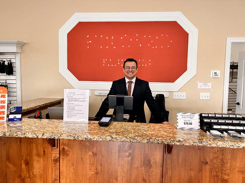 Juan Jimenez poses for a photo inside his Rigby shop. | Rett Nelson, EastIdahoNews.com