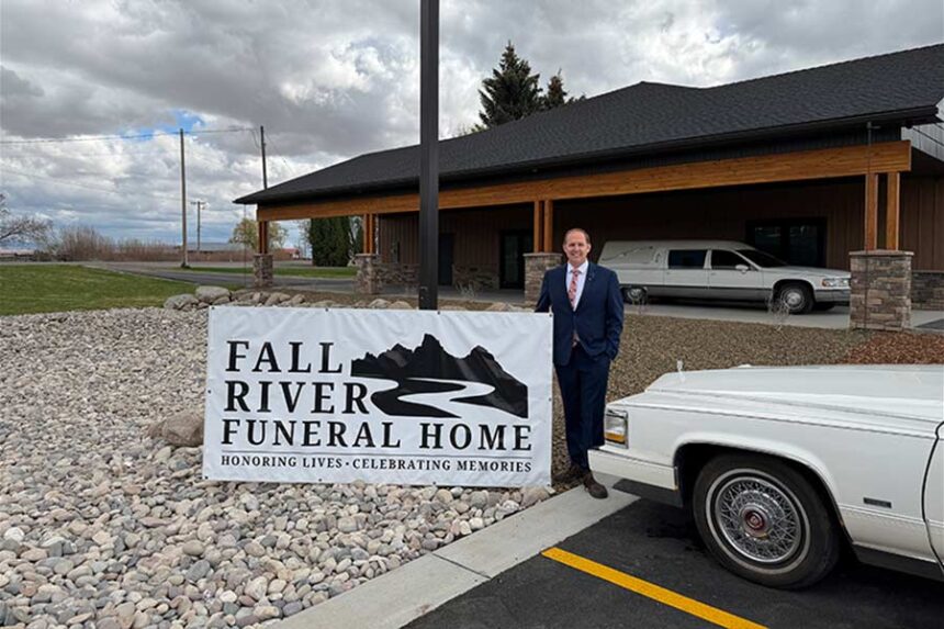 Jade Owens, 43, of St. Anthony, opened Fall River Funeral Home at 230 Industrial Park Road last week. | Courtesy Jade Owens