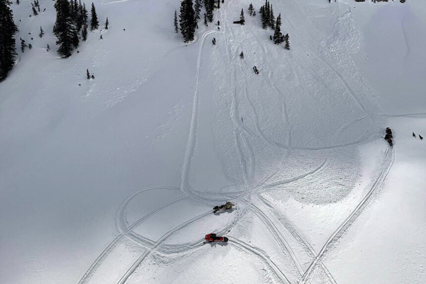 Teton County Search and Rescue Wyoming during one of the rescues. | TSCAR Facebook page