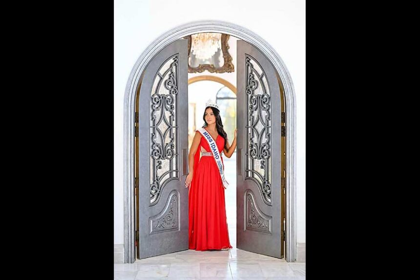 Recent photo of Andrea Soleta-Shcmutz, a contestant in the Miss Idaho for America pageant. The local woman is hosting several fundraisers to help immigrant women. | Courtesy photo