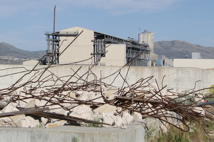The former Hoku plant, with the Great Western Malting building, a distinct entity, in the background.