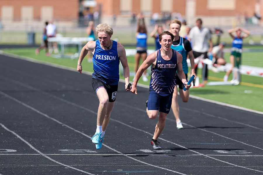 5A District 5 Boys 4x100 Finish