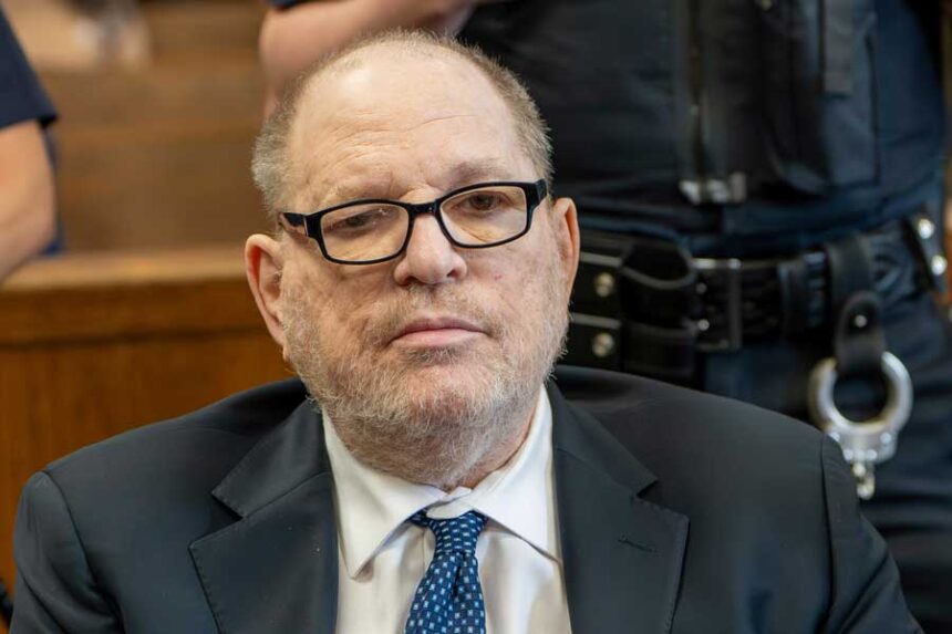 Harvey Weinstein appears in Manhattan criminal court on Friday, May 15, 2026, in New York.