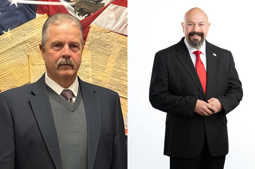 (right) Chairman Whitney Manwaring and (right) Victor Salinas