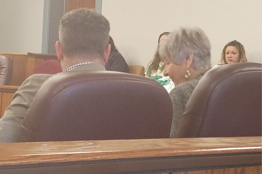Deana England in court