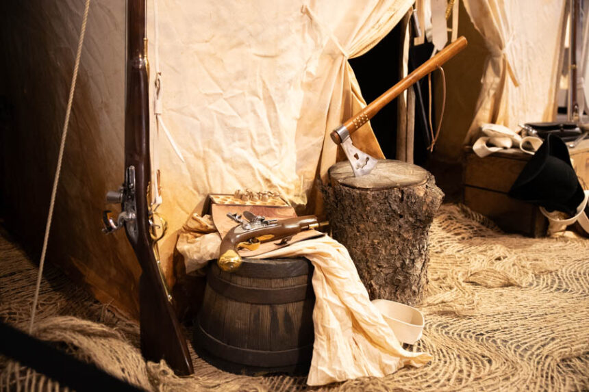 A reenactment scene is on display in the Museum of Idaho's new exhibit celebrating the 250th anniversary of the signing of the Declaration of Independence. | Cody Roberts, EastIdahoNews.com