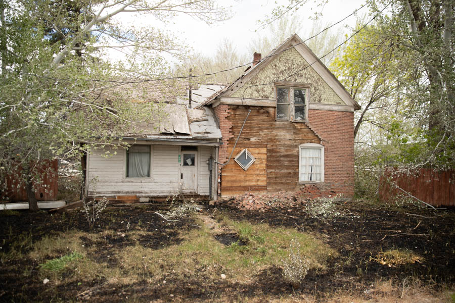 A structure in Thornton is seen on Thursday after a significant fire destroyed several buildings. | Cody Roberts, EastIdahoNews.com