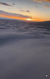 The St. Anthony Sand Dunes are seen from a helicopter. | Courtesy image