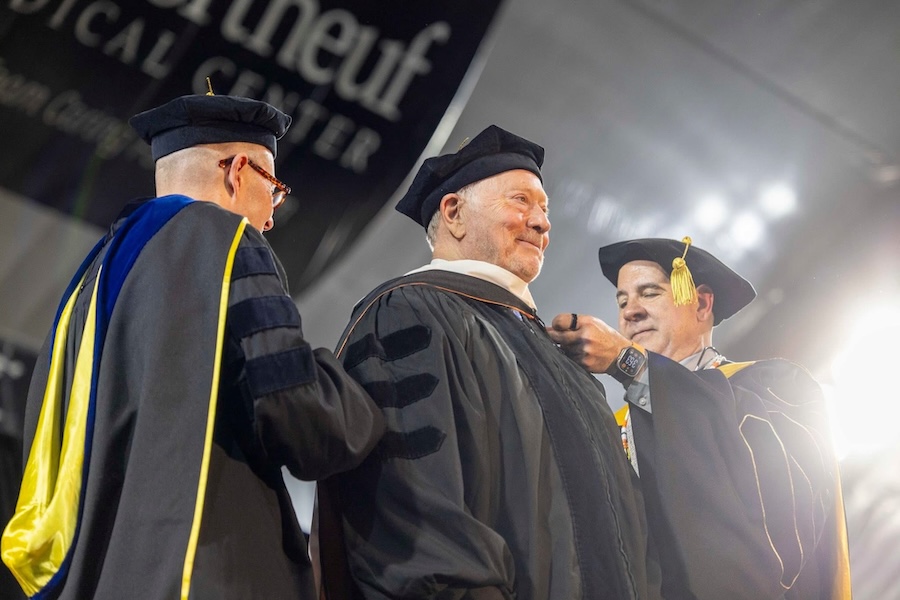 ISU presents Frank VanderSloot with honorary doctorate degree