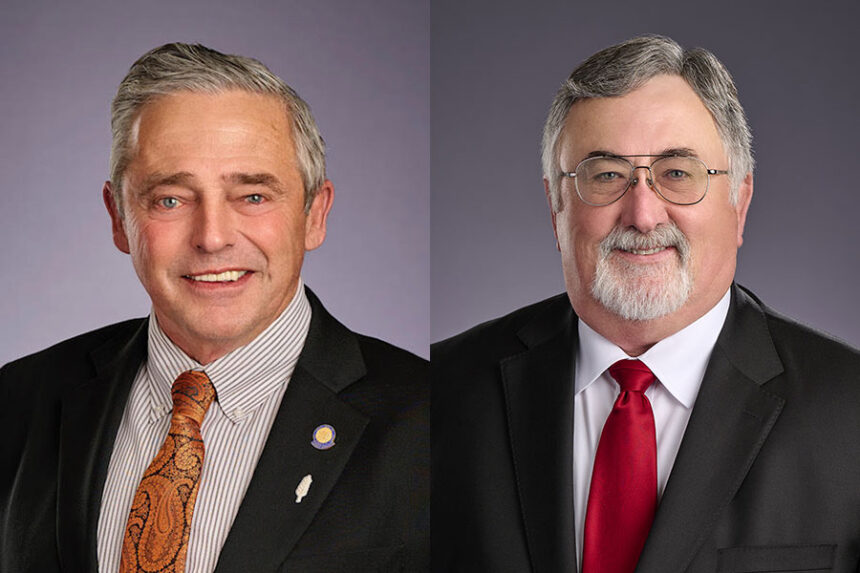 Senator Jim Guthrie and Representative Rick Cheatum.