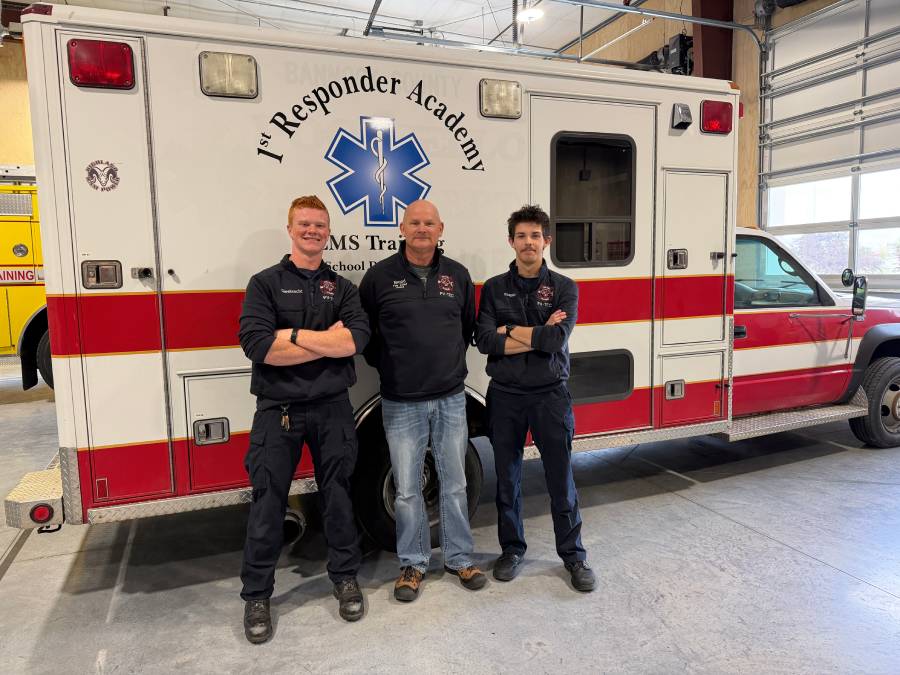 Mark Brood with Gage and Isaac