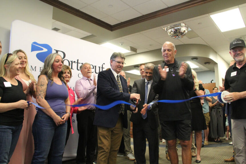 PMC, Huntsman affiliation ribbon cutting