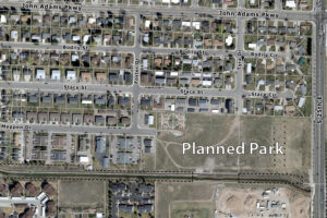 The location of a new planned park at the end of Meppen Drive in Idaho Falls. | Courtesy Idaho Falls