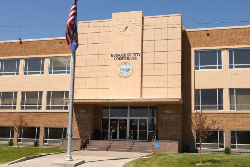 Pocatello, front of the Bannock County Courthouse building. | Michael Carruth, EastIdahoNews.com