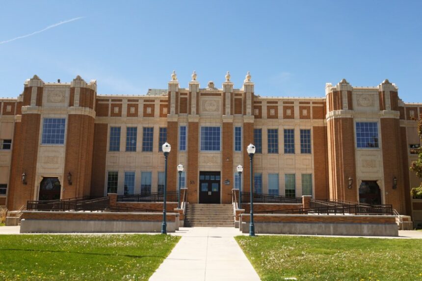 Pocatello, front of Pocatello High School building. | Michael Carruth, EastIdahoNews.com
