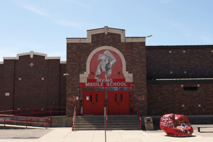 Pocatello, front of Irving Middle School building. | Michael Carruth, EastIdahoNews.com