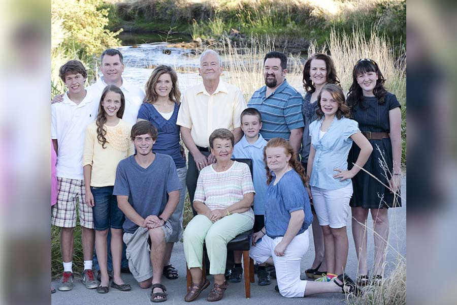 Richard Stallings with family