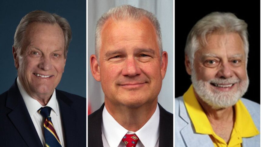 From left, Mike Simpson, Perry Shumway, and Brian Keene. (Photos courtesy of candidates)