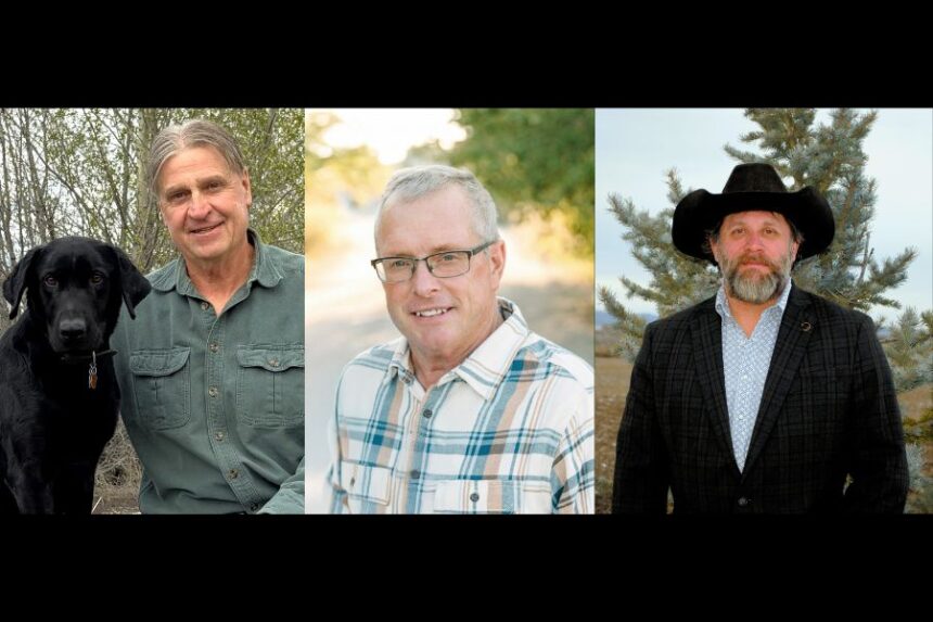Mark Chander, the incumbent, is running against Glade Mason and Josh Thomas for the District 2 role on the Fremont County Commission. | Courtesy photos