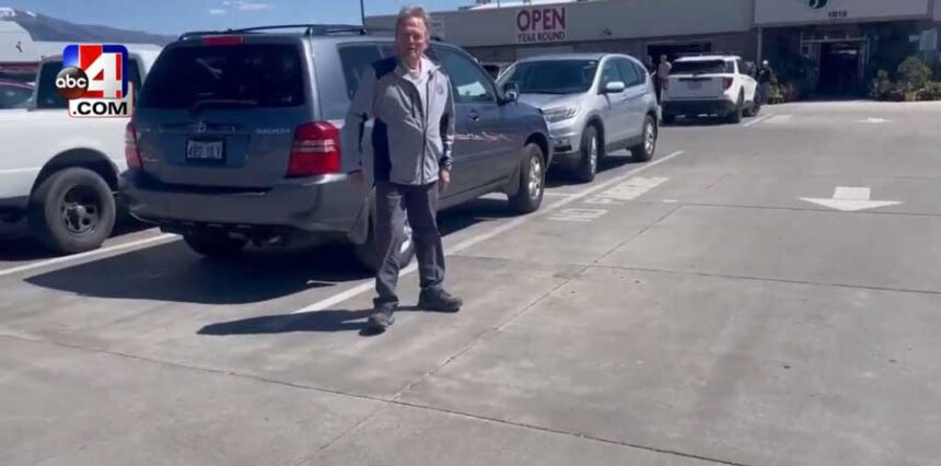 Utah state Sen. Jerry Stevenson approaches ABC4 reporter Bayan Wang and can be heard saying, “You know this whole thing is just a bunch of baloney" as Wang records video of the interaction on his cellphone, Wednesday, May 6, 2026.