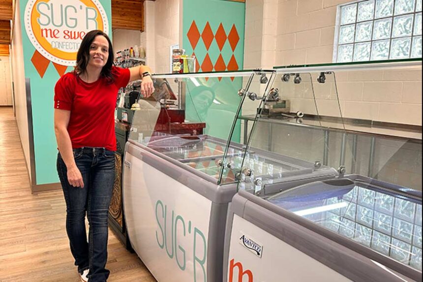 Laura Allen and her husband, Tyson, are the owners of Sug'r me sweet Confections at 150 West Main Street, Suite C, in Rigby. They bought the business formerly known as Pandora's Chocolate on April 1. | Rett Nelson, EastIdahoNews.com