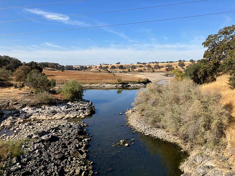 The Tuolumne River downstream of TID’s Upper Dawson Hydropower Project.  