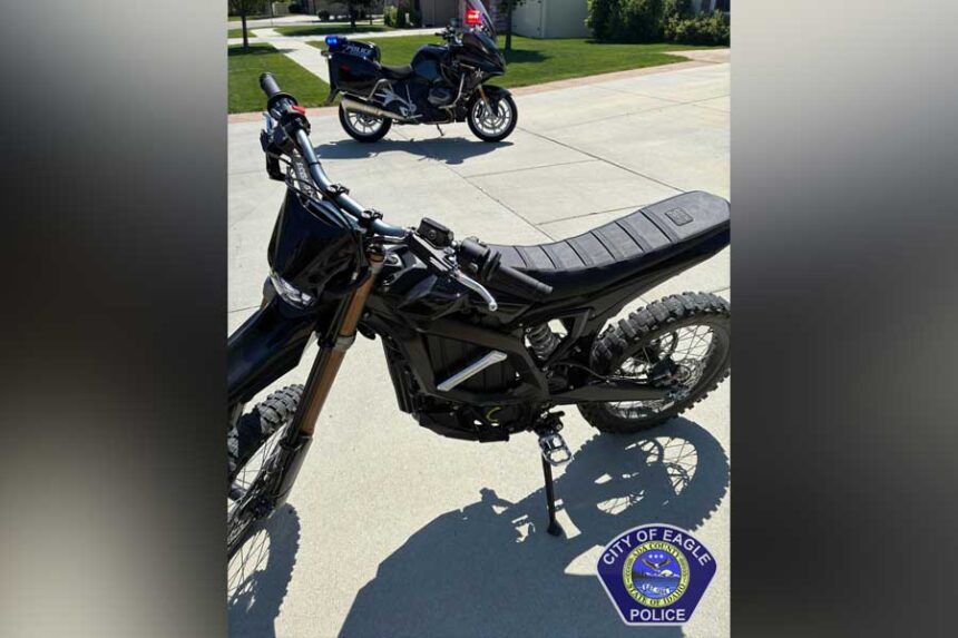 A 16-year-old is facing multiple traffic citations and possible criminal charges after police say he fled a traffic stop in Eagle and later crashed an electric motorcycle into a deputy's vehicle on Monday, May 25, 2026.
