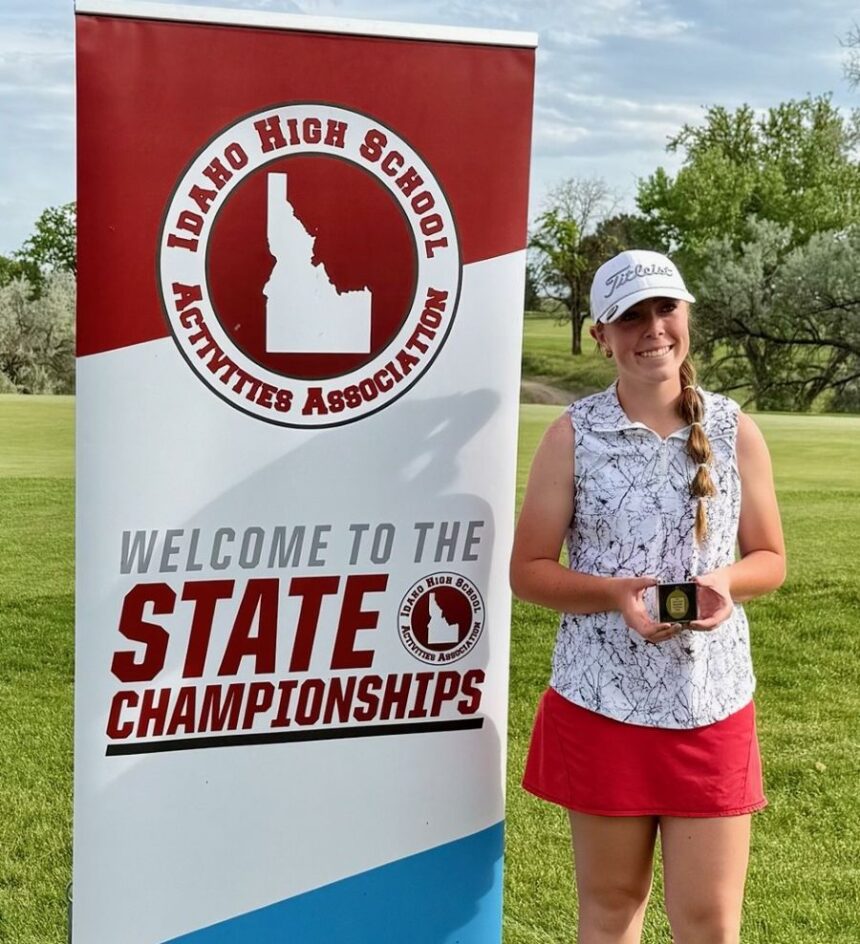 Kamryn Mansfield of Grace is the East Idaho Sports Girls 3A/2A/1A Golfer of the Year. | Courtesy photo.