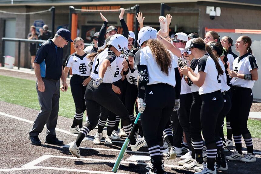 Idaho State softball Ava Brown home run
