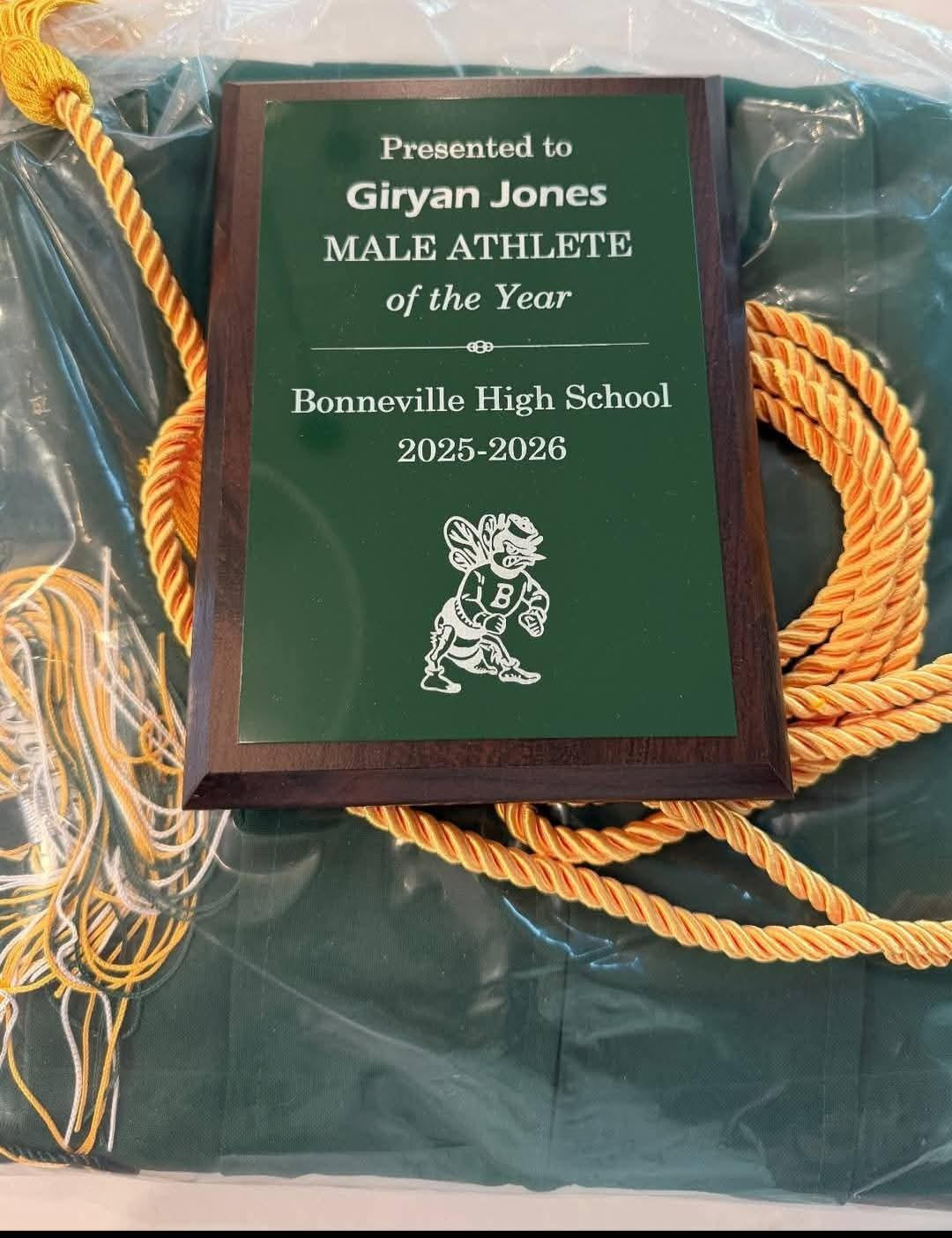 More accolades for Bonneville runner Giryan Jones. | Courtesy photo.