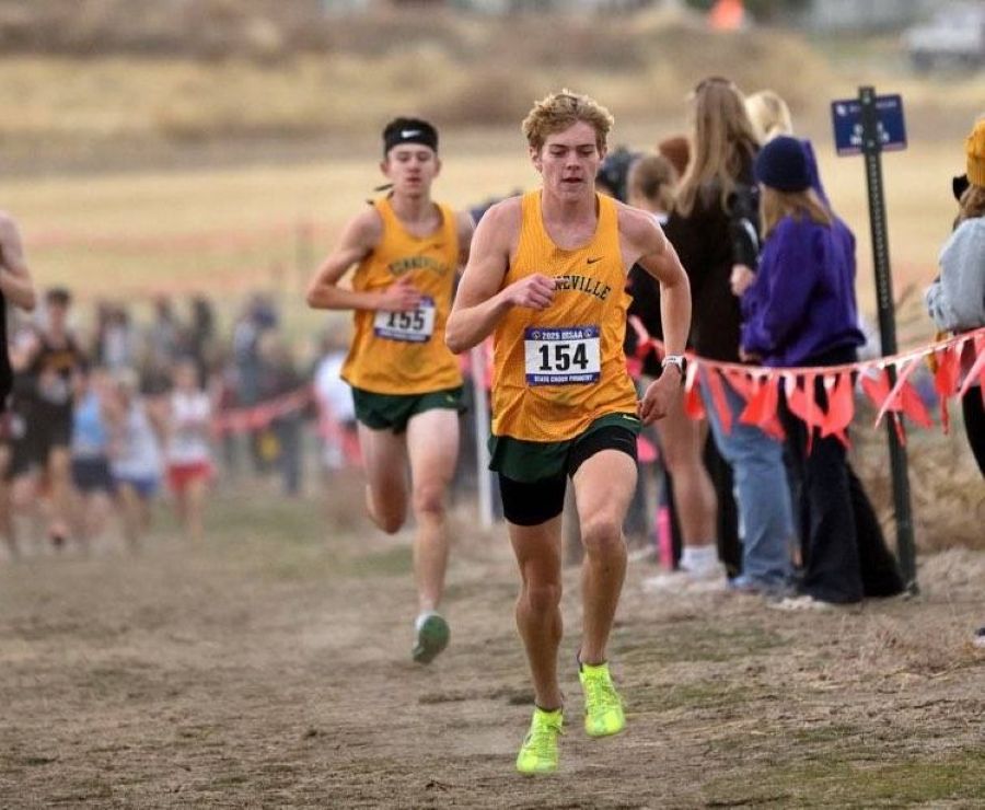 Bonneville's Giryan Jones competes in a cross country race. | Courtesy photo.