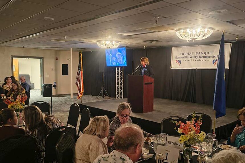 Idaho Attorney General hopeful Lori Hickman was the keynote speaker at an event in eastern Idaho Saturday night. | David George, EastIdahoNews.com
