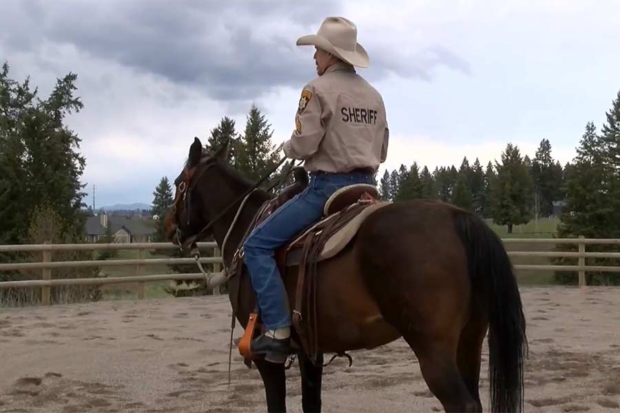 Montana sheriff’s office trains with horses for mounted patrol unit