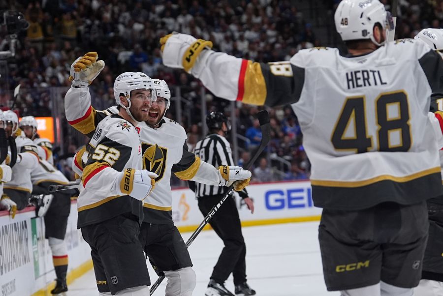 An unlikely hero breaks through as the Golden Knights beat the Avalanche 4-2 in Game 1