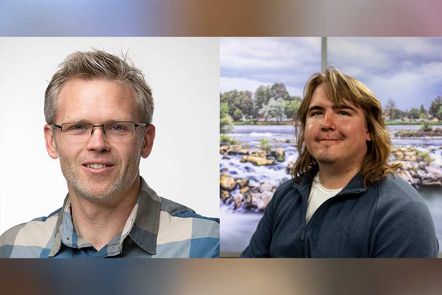 EastIdahoNews.com reporter Rett Nelson, left, has been the face behind Biz Buzz for eight years. He's passing the torch to Cody Roberts. | EastIdahoNews.com photos