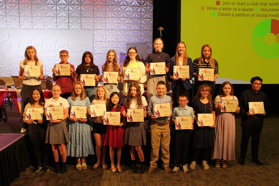Idaho students participate in the state’s first National Civics Bee