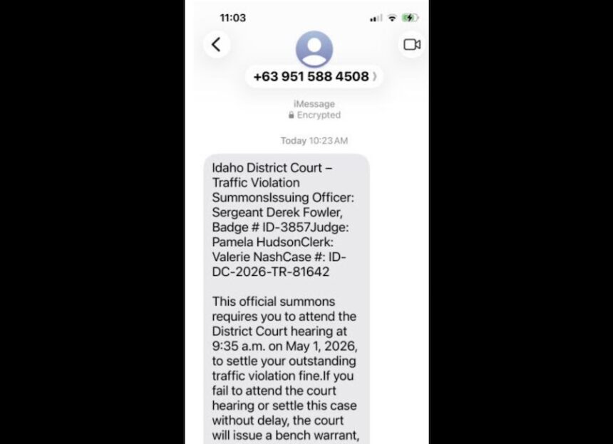 text message scam