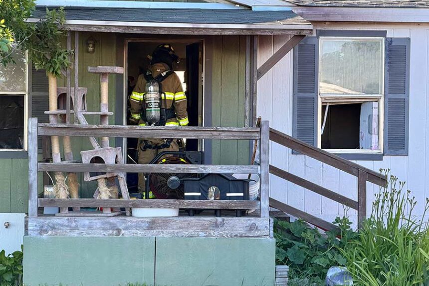 Bingham County trailer home fire