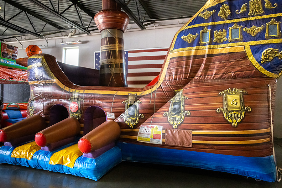 A bounce house is seen at the Family Fun Fest. | Courtesy of the Smith Group