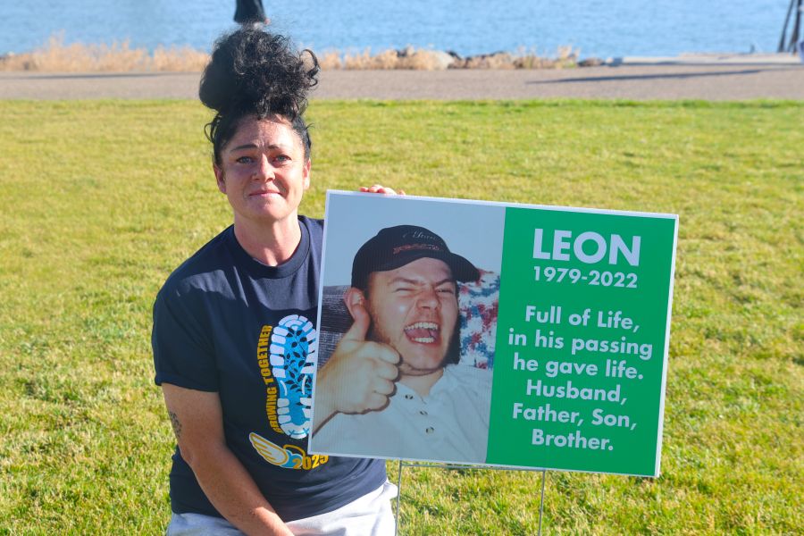 Donor honored