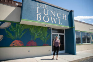 Keri Kimbrough stands outside the Lunch Bowl. | Cody Roberts, EastIdahoNews.com