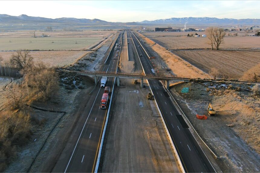 Fort Hall road construction