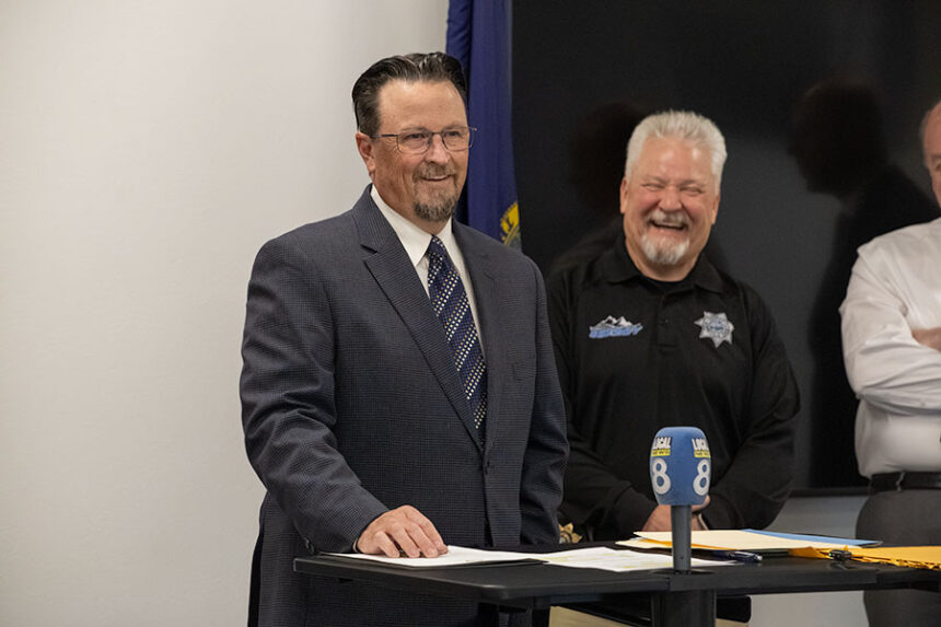 Detective Korey Payne with the Bonneville County Sheriff's Office was awared the "Hometown Hero" award as part of Freedom 250 to celebrate America's 250th birthday. | Daniel V. Ramirez, EastIdahoNews.com