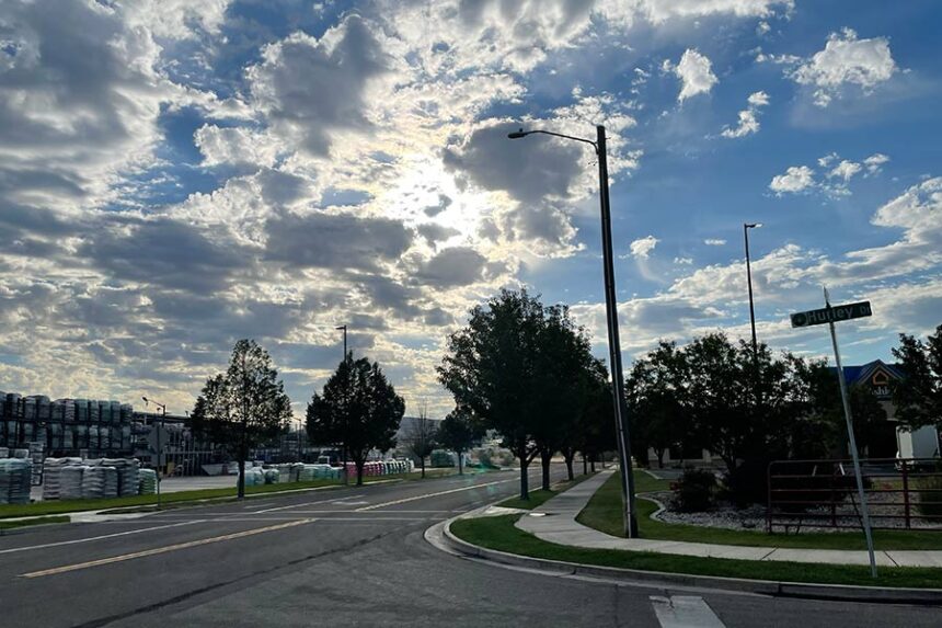 The intersection of Hurly Drive and Bullock Street