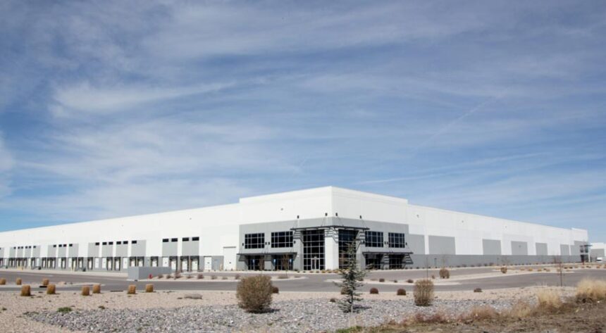 A warehouse purchased by U.S. Immigration Customs and Enforcement at 6020 W. 300 South in Salt Lake City is pictured on Friday, March 13, 2026. | McKenzie Romero, Utah News Dispatch