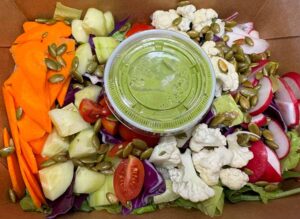 The house salad bowl at the Lunch Bowl. | Courtesy of Keri Kimbrough